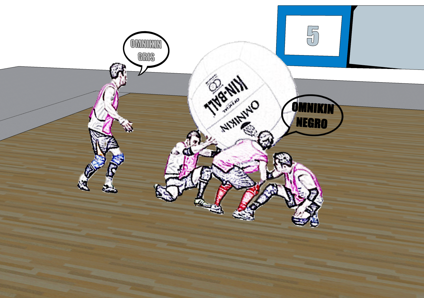 Dicir "OMNIKIN" dous/dúas xogadores/as á vez