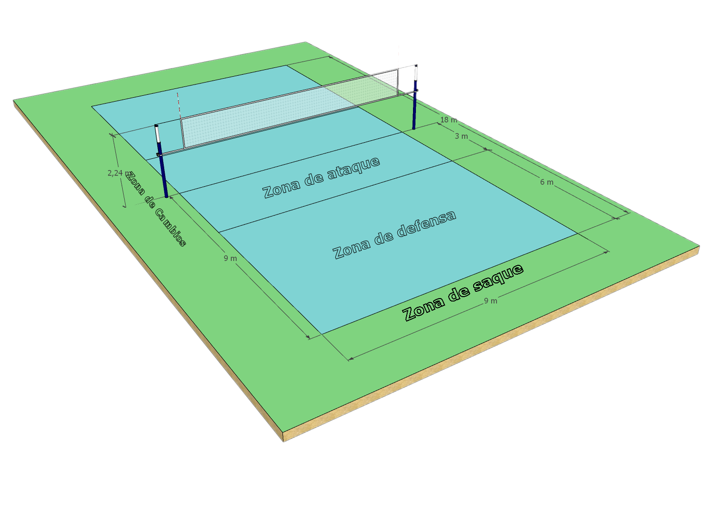 Cancha de Voleibol