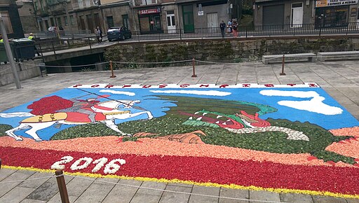 Alfombra floral 2016