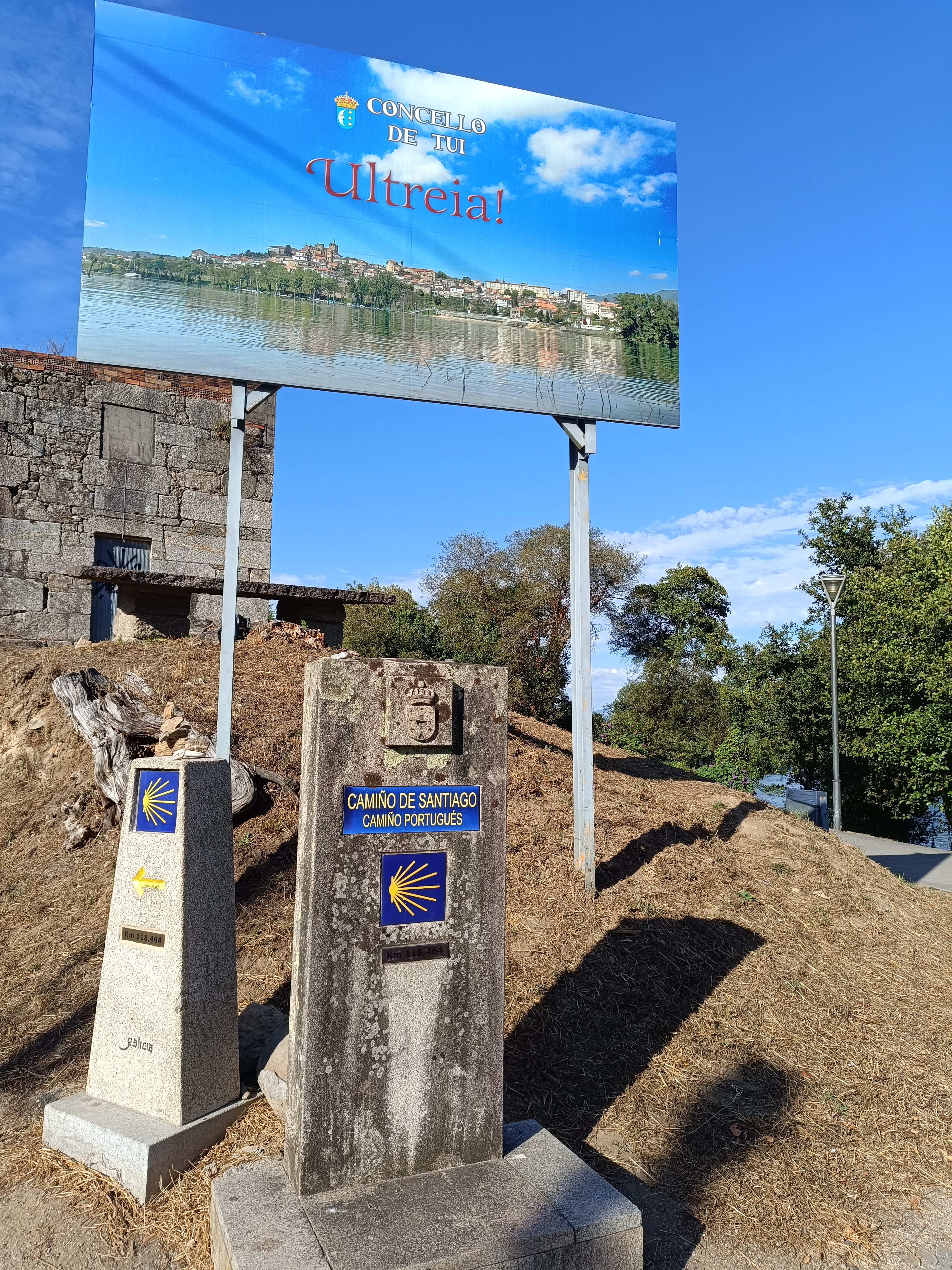 Foto do Camiño de Santiago Portugués en Tui