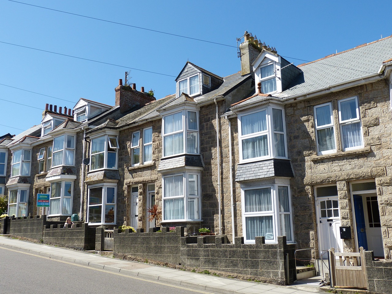 British terraced houses