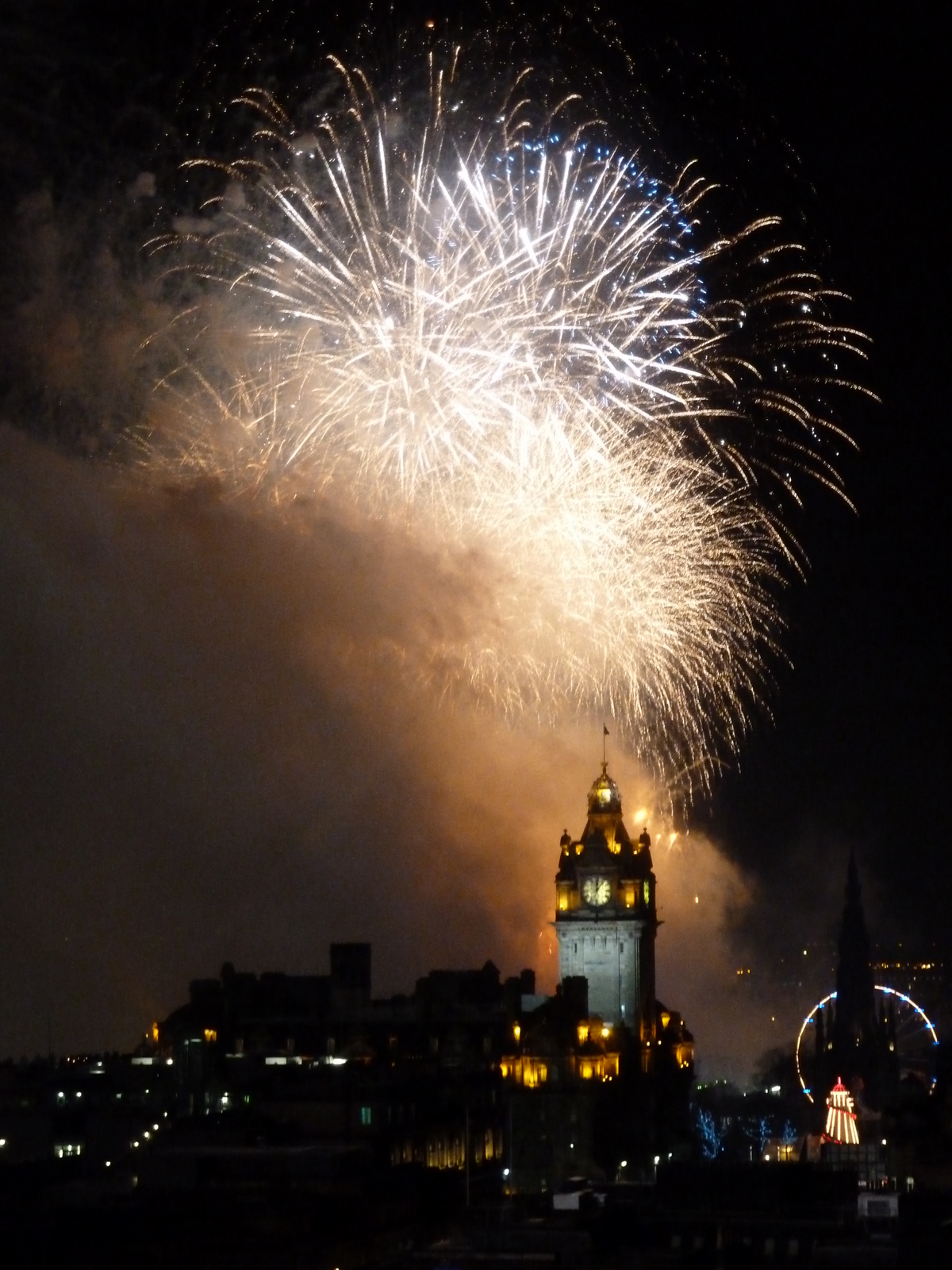 Edinburgh Fireworks at Hogmanay