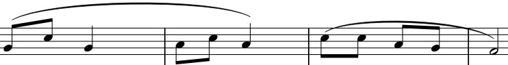 answer2 to identify the melody