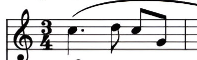 dotted note