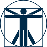 Icono que representa al hombre de Vitruvio