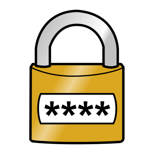 Pictograma contraseña