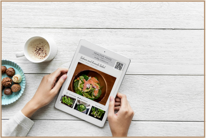 QR en un restaurante Código QR para consultar la carta de un restaurante