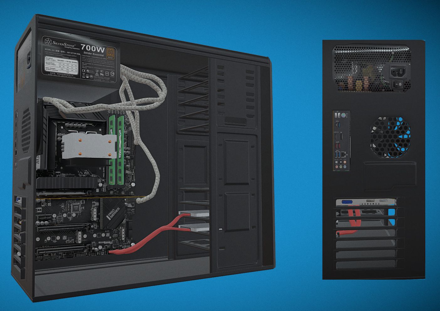 Partes de un ordenador de sobremesa