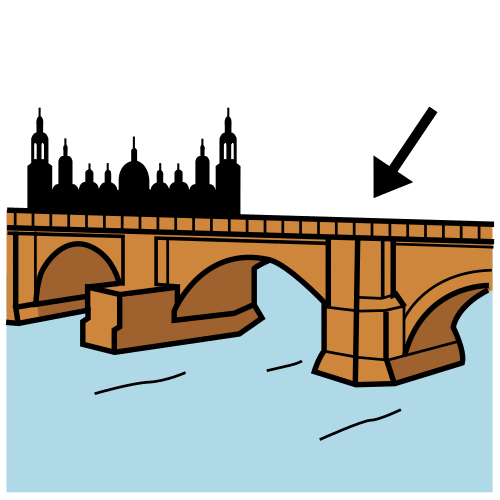 Pictograma de puente