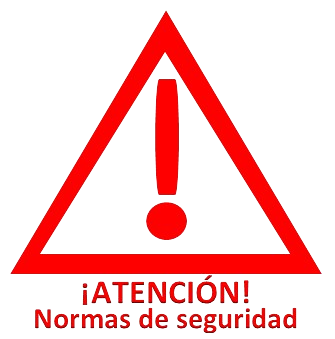 ¡Atención! Normas de seguridad