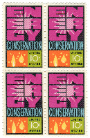 Sello postal conmemorativo del Principio de Conservación de la Energía de 1975 en EEUU