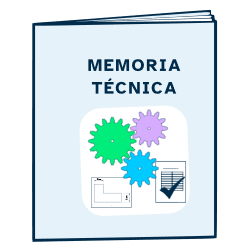 En la imagen puede verse una miniatura de una memoria técnica