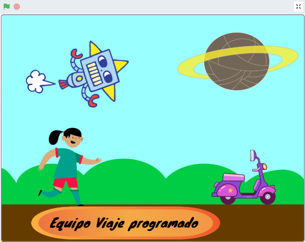 Videojuego creado con Scratch