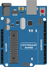 La imagen muestra una placa controladora