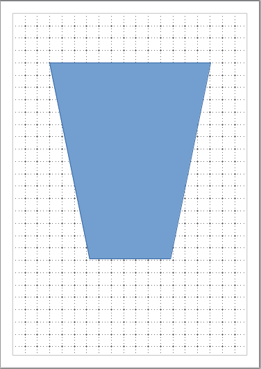 trapecio dibujado con LibreOffice Draw