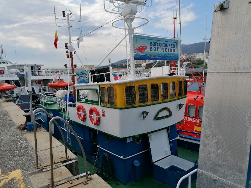 Barco museo Reina del Carmen en Burela