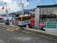 Barco museo Reina del Carmen en alta mar