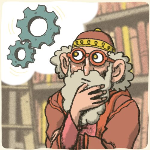 Científico pensando Científico pensando