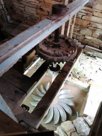 Rodicio de unn molino en Taramundi