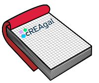 Libreta con el logo de cREAgal