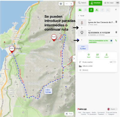 Introducir paradas intermedias.
