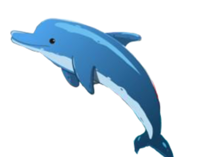 Delfín saltando.