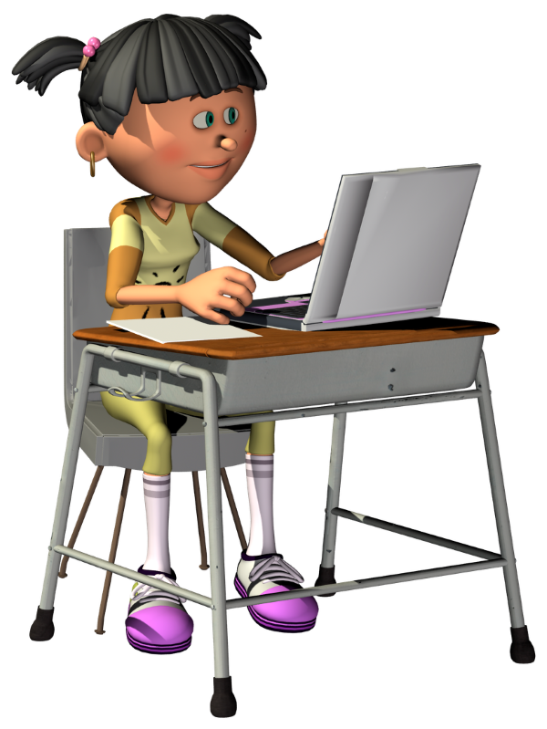 persona_joven_ordenador_CREA Imagen que muestra una joven sentada con ordenador