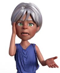 Imagen que muestra una señora sorprendida