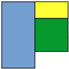 La imagen muestra cuadrados de colores (16x)