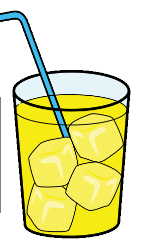 El pictograma muestra limonada