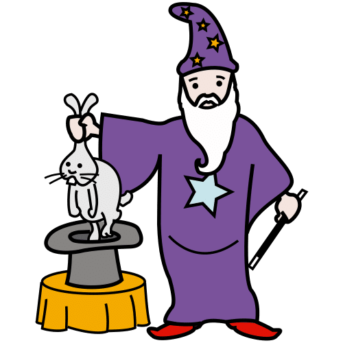 Mago El pictogram muestra un mago