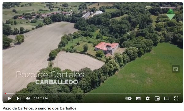 Portada del vídeo del pazo de Cartelos