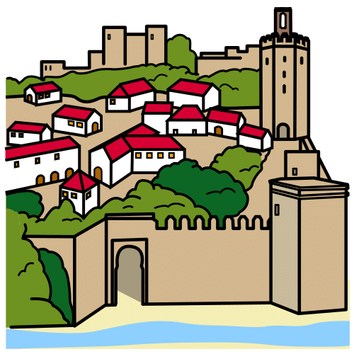 Ciudad con monumentos Ciudad con monumentos