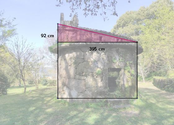 Palomar de Lourizán con medidas