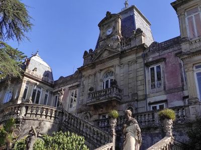 Fachada principal del Pazo de Lourizán Fachada principal del Pazo de Lourizán