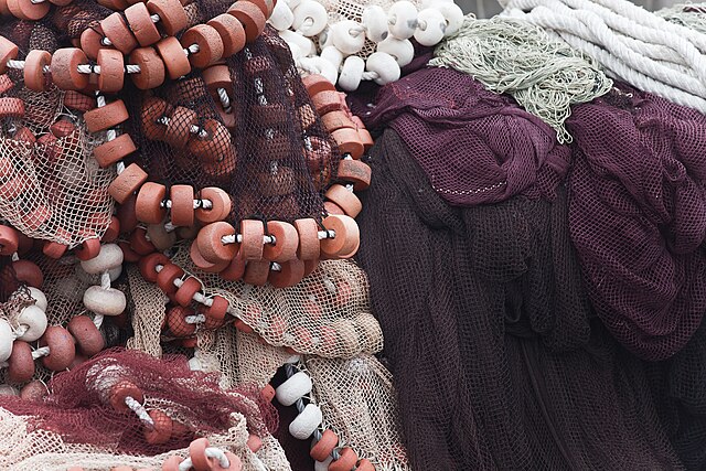 Redes de pesca Foto de unas redes de pesca