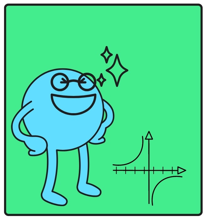 Imagen no relevante para la comprensión del texto. Monigote de color azul con una gráfica aleatoria que nos va a servir para identificar cuando estemos trabajando en el paso 2 del reto