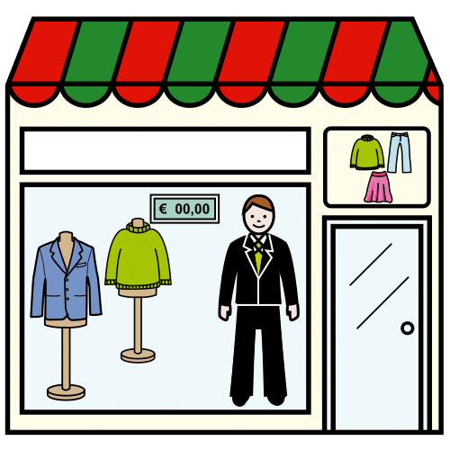 Escaparate de tienda de ropa