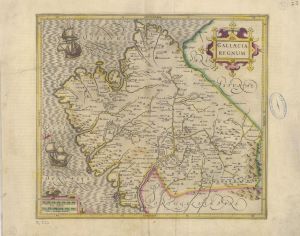 Mapa del Reino de Galicia del siglo XVI