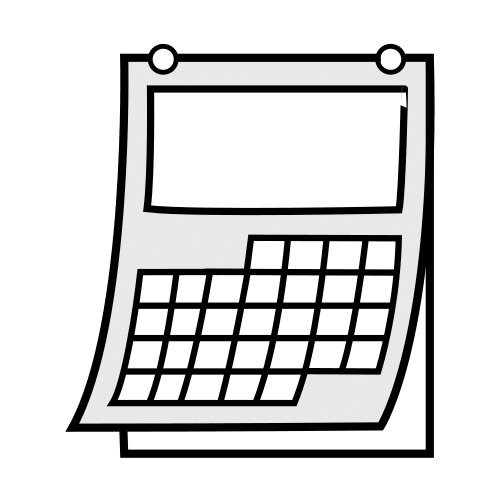 Pictograma dun calendario