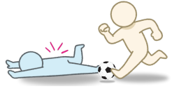 Avatar simulando unha caida