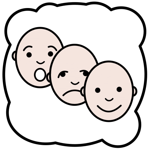 Pictograma que representa Sentimento