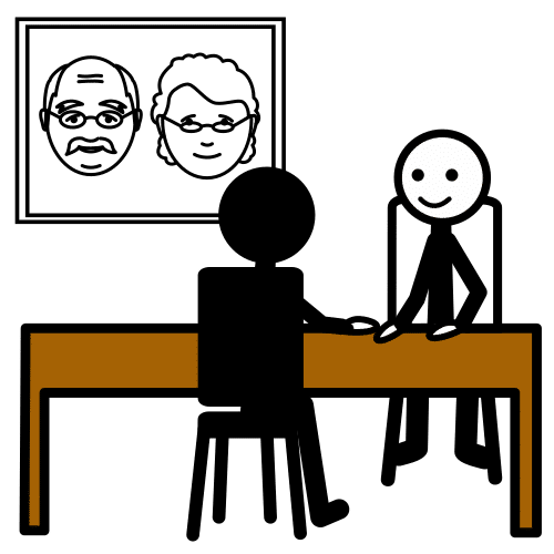 Pictograma que representa Servizos comunitarios