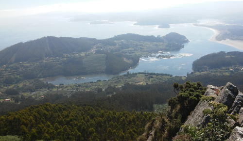 Fotografía dunha paisaxe de ría