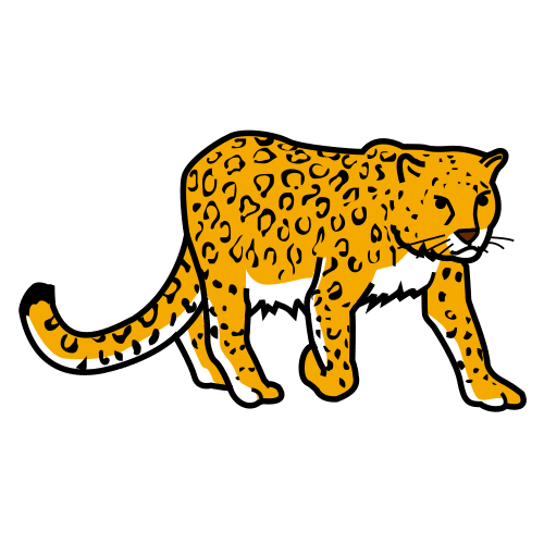 Ilustración dun leopardo