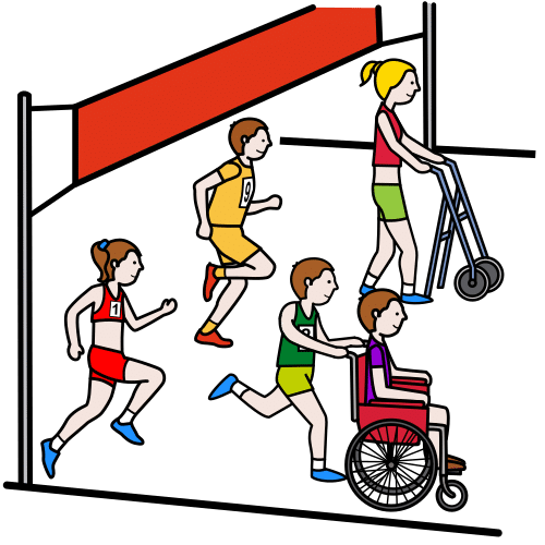 Carreira con diferentes modalidades