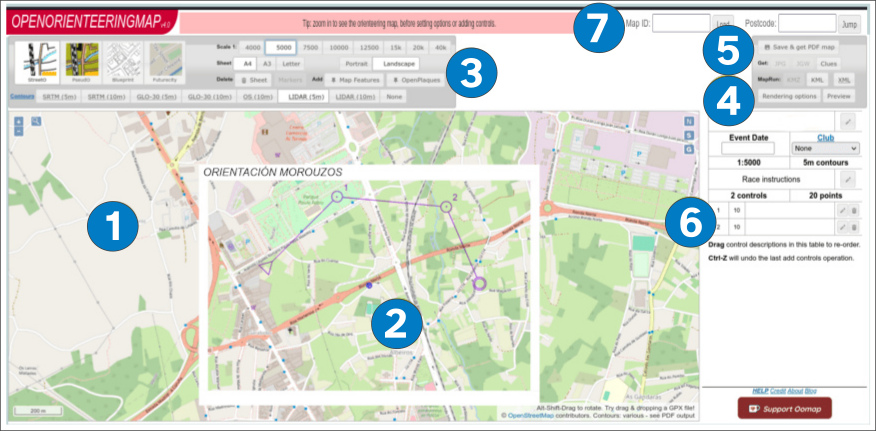 OpenOrienteeringMap Imaxe do sitio web OpenOrienteeringMap