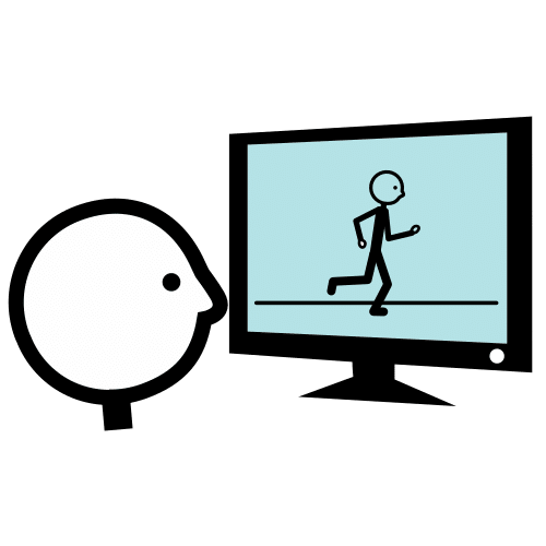 Pictograma que representa un visor