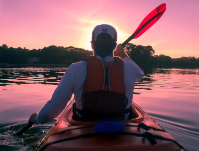 Práctica de piragüismo