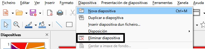 Captura de pantalla Nova diapositiva